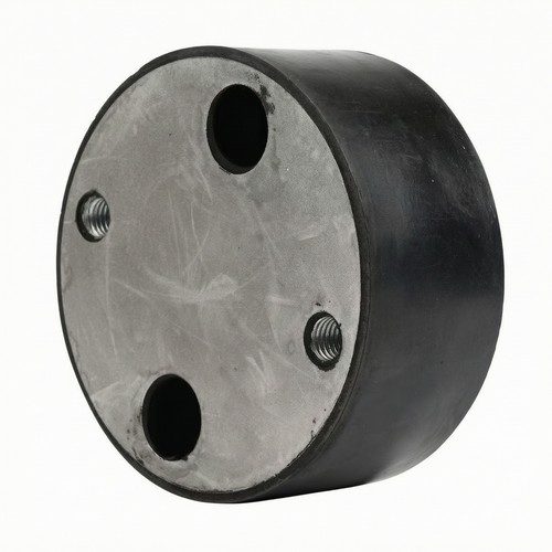 Tamper block with metal - metal, plate