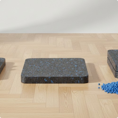 Anti vibration mat blue - mat,